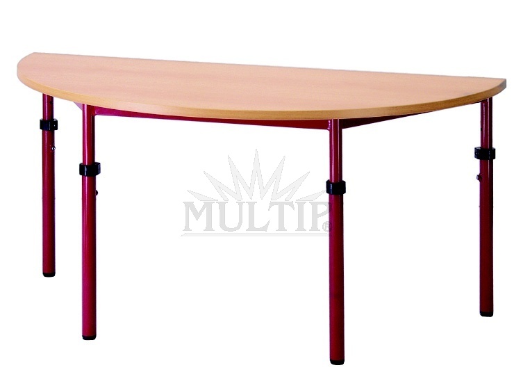Tisch Halbkreis 120x60 höhenverstellbar