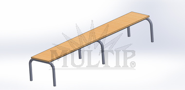 Bank Polo HPL 200 cm