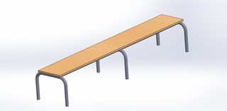 Bank Polo HPL 200 cm