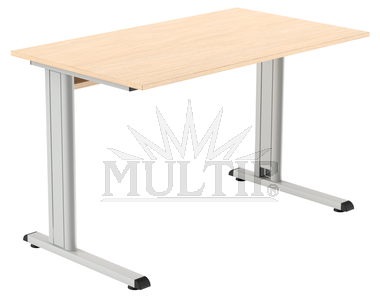 Büroschreibtisch mit Metallgestell T71