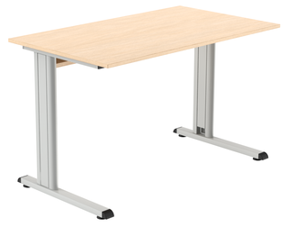 Büroschreibtisch mit Metallgestell T71