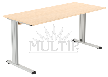 Büroschreibtisch mit Metallgestell T73