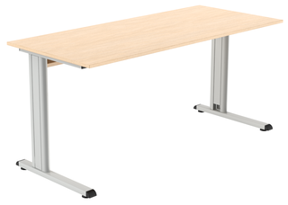 Büroschreibtisch mit Metallgestell T73