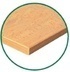 Platte 25 mm 75x50 cm mit eckigen Ecken